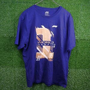 Official Formula 1 Max Verstappen 2023 World Champion x3 T-Shirt – Men's XXL